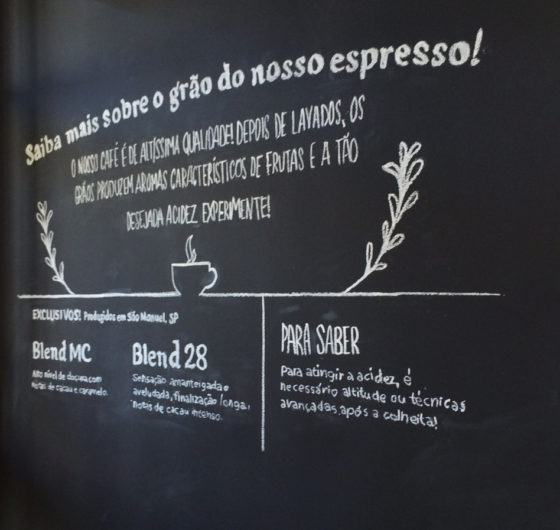 Água Preta Café Lousa