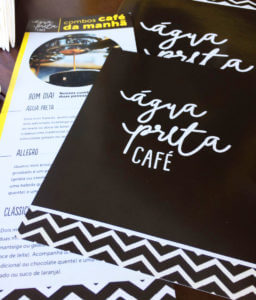 Água Preta Café Capa Cardápio